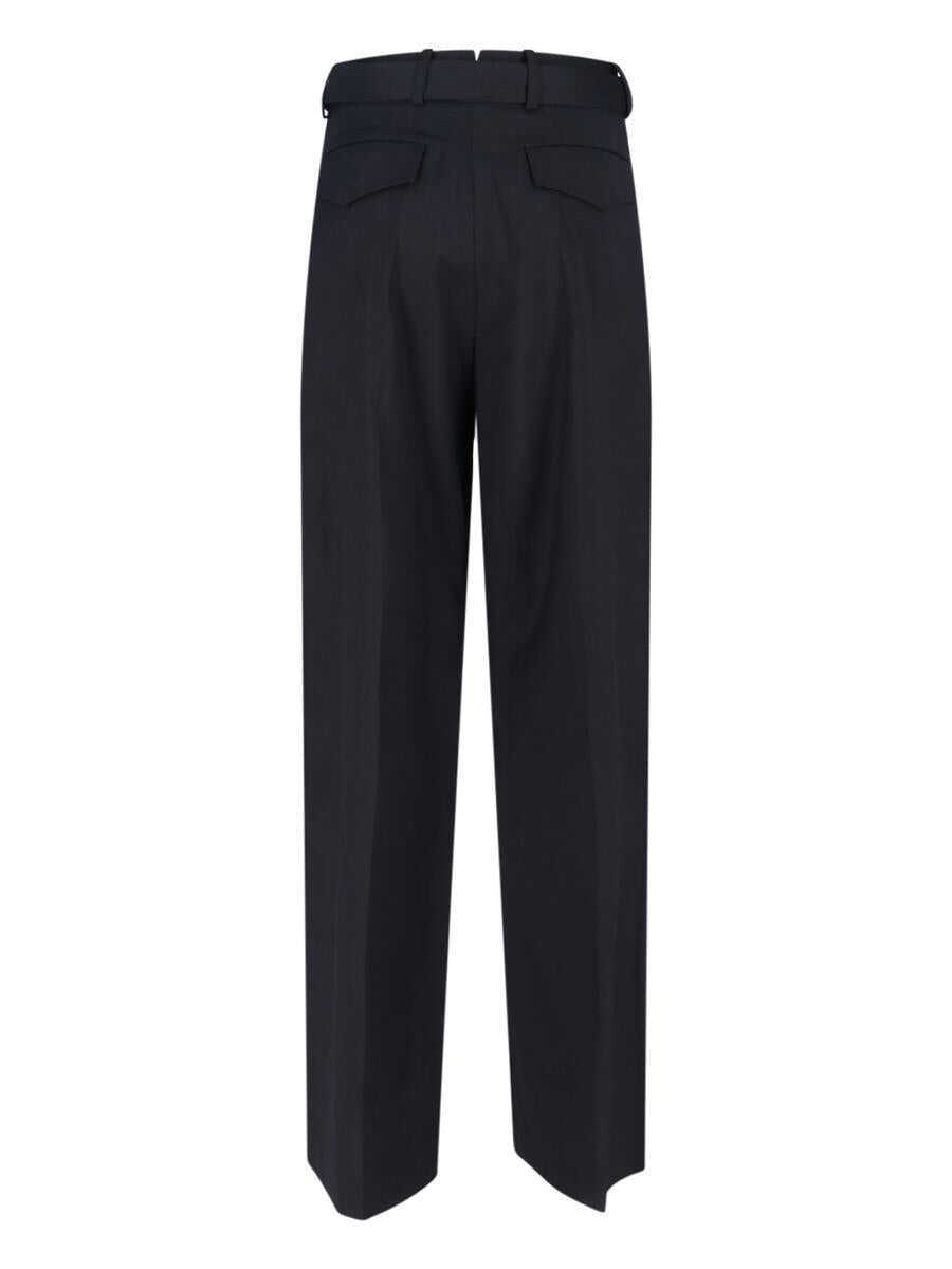 Pantaloni casual EUDON CHOI Eudon Choi Trousers Black Femei (BM 19366440) 2