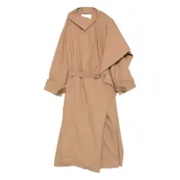 Geci Entire Studios Scarfcoat Sand Clothing Femei