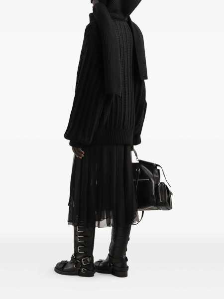 Fuste Dolce & Gabbana Dolce & Gabbana Dolce & Gabbana Skirt With Chiffon Inserts Black Femei (BM 19366518) 3