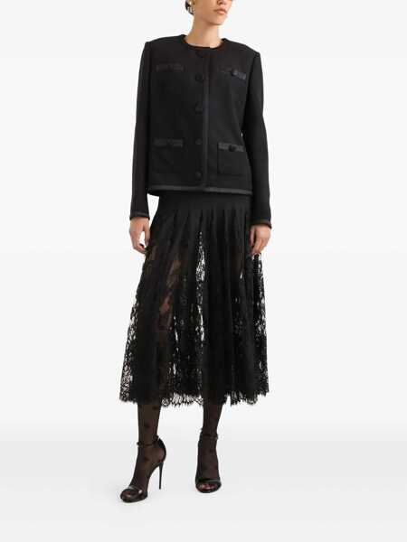 Geci Dolce & Gabbana Dolce & Gabbana Jackets And Vests Black Femei (BM 19366527) 2