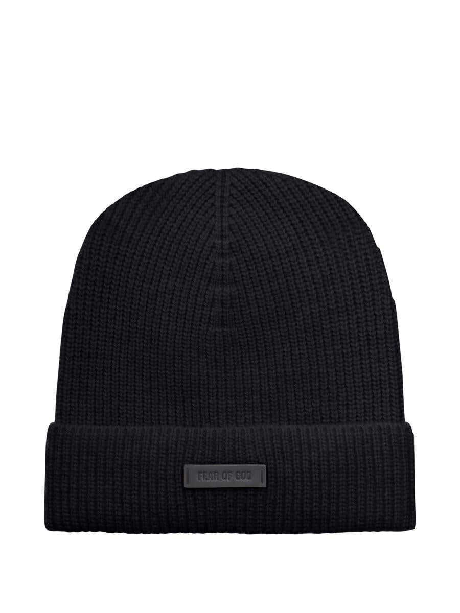 Caciuli FEAR OF GOD Fear Of God Knit Beanie Accessories 001 BLACK Barbati (BM 19366584) 1