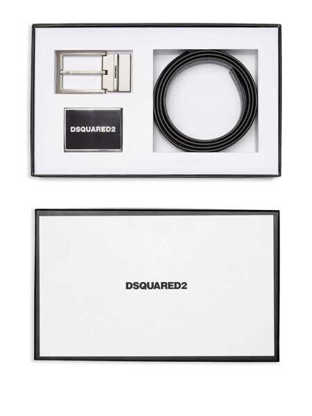 Curele DSQUARED2 DSQUARED2 Belts Black Barbati (BM 19366770) 3
