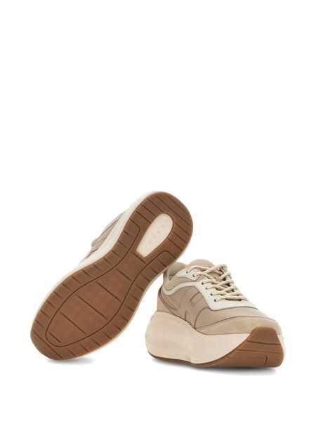 Sneakers Hogan Hogan H696 Hogan Sneakers Beige Femei (BM 19366983) 4