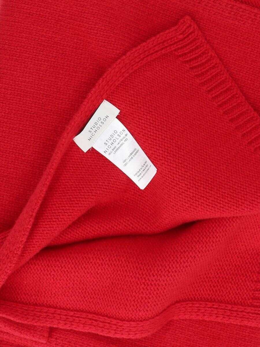 Esarfe STUDIO NICHOLSON Studio Nicholson Scarfs RED Barbati (BM 19367043) 3