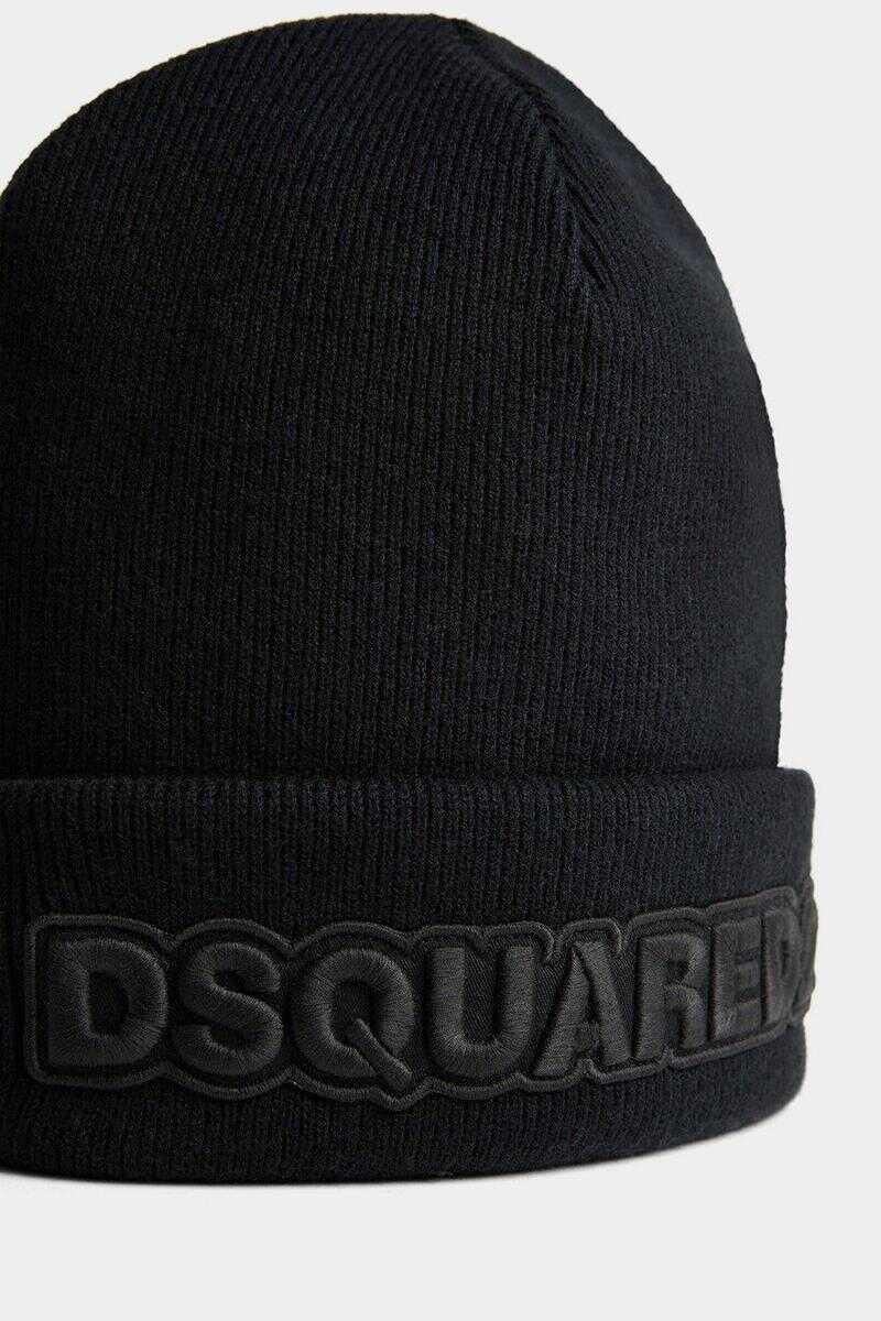Sepci DSQUARED2 DSQUARED2 Hats Black Barbati (BM 19367754) 3