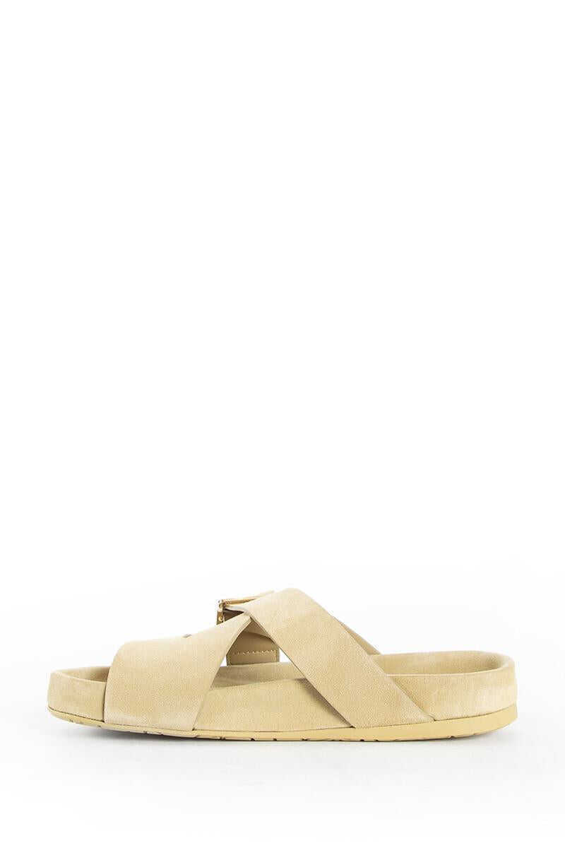 Sandale Loewe Loewe Sandals & Slides Beige Femei (BM 19367787) 2
