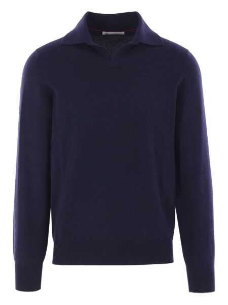 Pulovere Brunello Cucinelli Brunello Cucinelli Sweaters NAVYDARK GREY Barbati (BM 19367889) 1