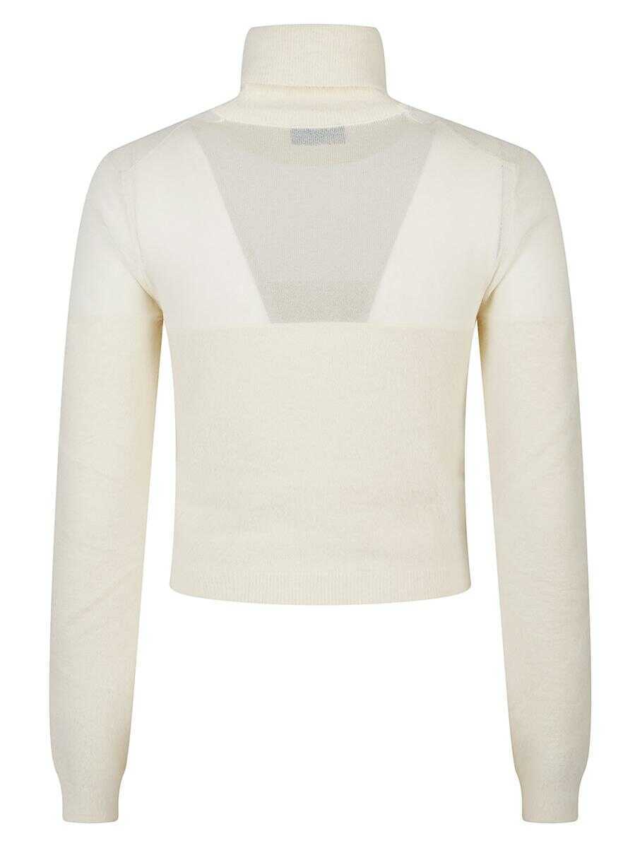 Pulovere Elisabetta Franchi Elisabetta Franchi Sweater WHITE Femei (BM 19368096) 2