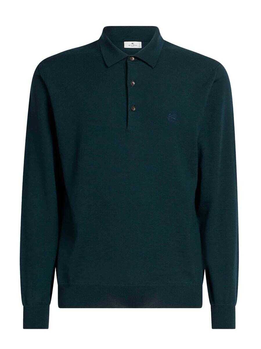 Pulovere ETRO Etro Sweater GREEN Barbati (BM 19368135) 1