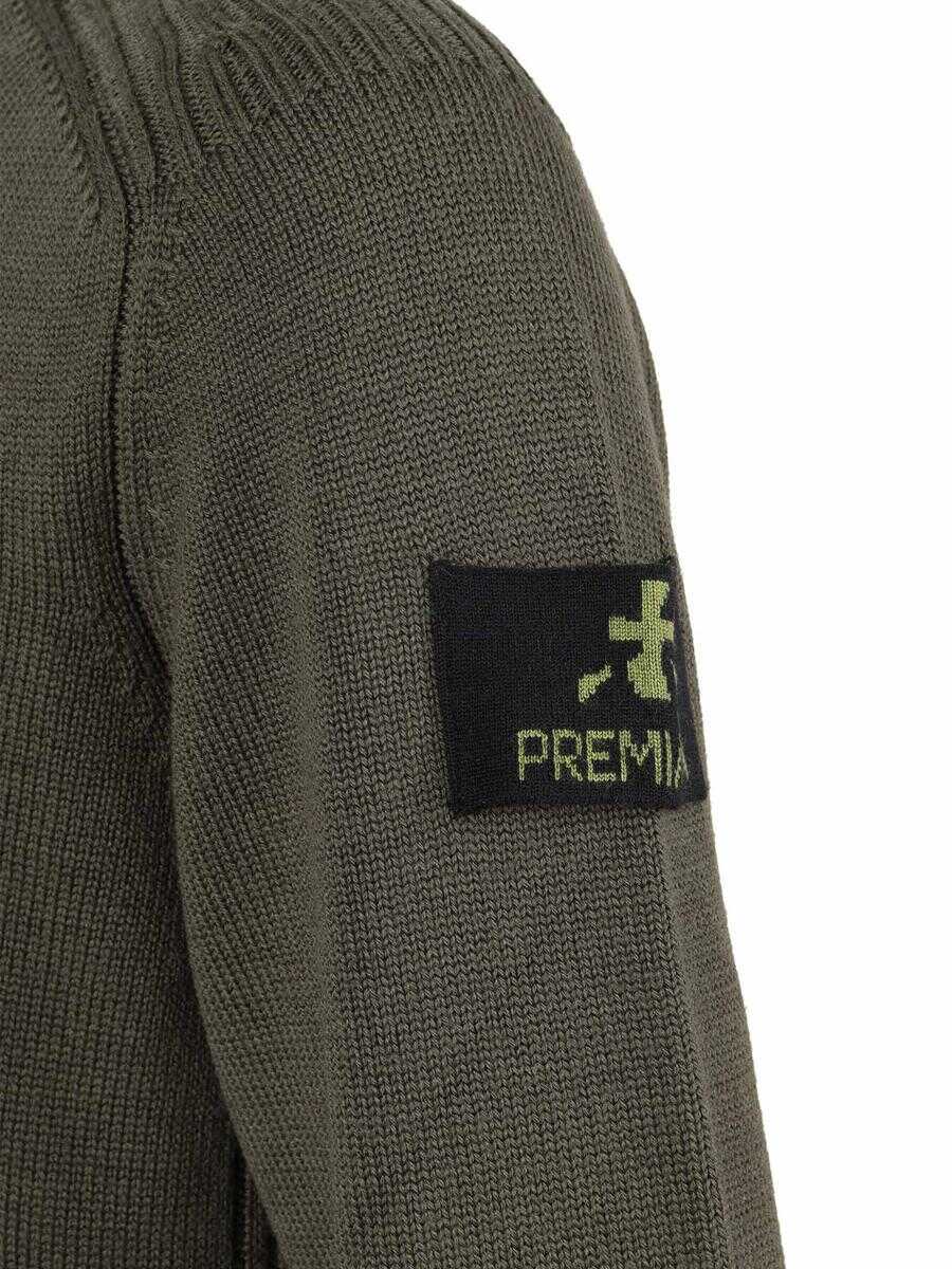 Pulovere Premiata Premiata Girocoll GREEN Barbati (BM 19368594) 3