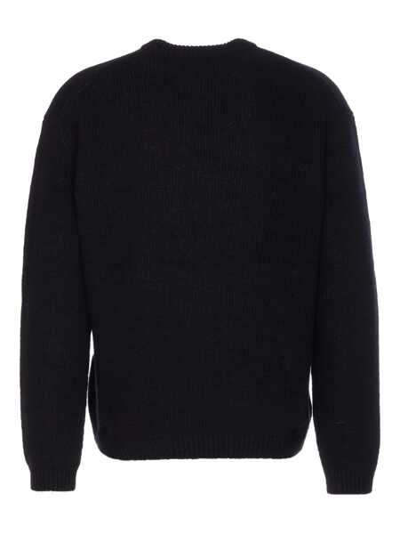 Pulovere MAISON KITSUN Maison Kitsun Sweater With Round Neck In Wool Black Barbati (BM 19368618) 2
