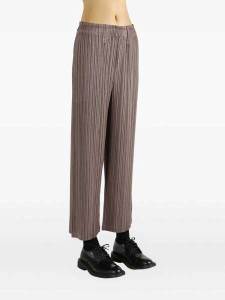 Pantaloni casual PLEATS PLEASE ISSEY MIYAKE Pleats Please Issey Miyake Trousers BROWN Femei (BM 19368690) 3