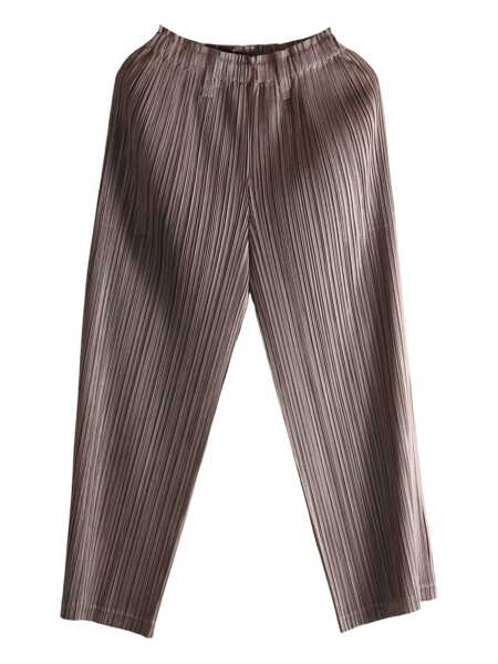 Pantaloni casual PLEATS PLEASE ISSEY MIYAKE Pleats Please Issey Miyake Trousers BROWN Femei (BM 19368690) 1