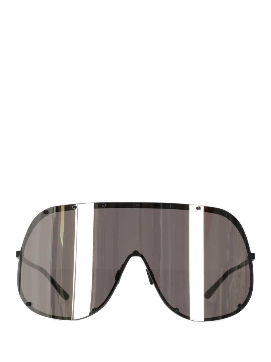 Ochelari de soare Rick Owens Rick Owens Sunglasses Shield BLK TEMPLE/FLASH GOLD LENS Femei (BM 19368774) 1