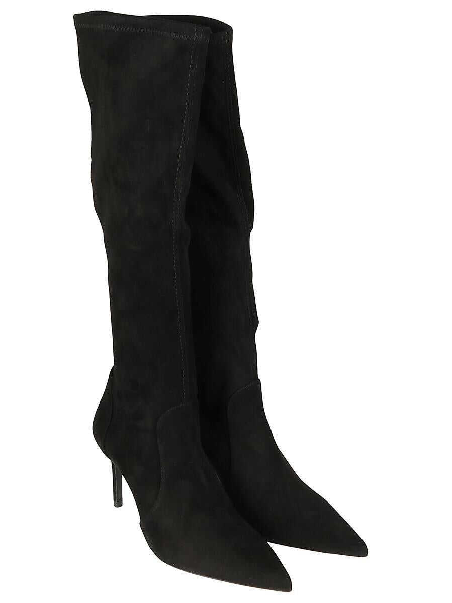Bocanci Stuart Weitzman Stuart Weitzman Boots Black Femei (BM 19369035) 5