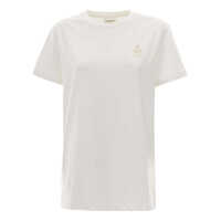 Tricouri Isabel Marant 'Aby' White Crewneck T-Shirt With Small Logo Print Woman Isabel Marant Étoile