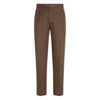 Pantaloni Zegna Wool Cotton Pants Barbati