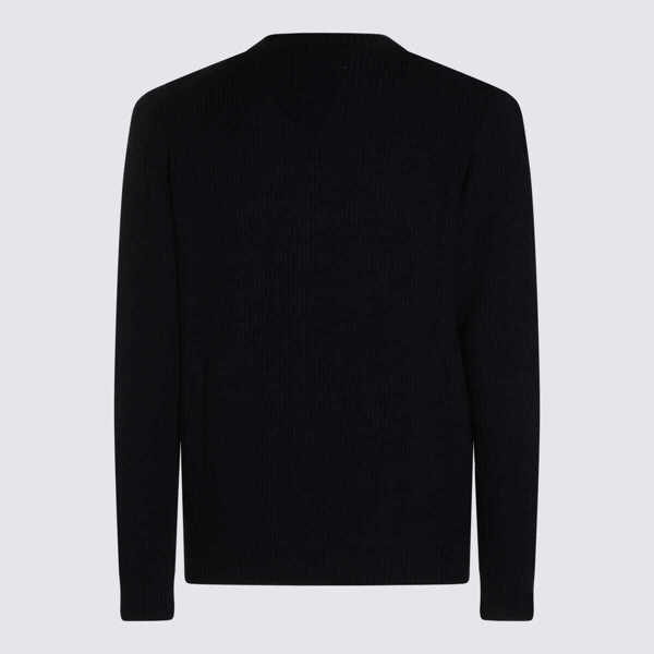 Pulovere Seven Gauge Seven Gauge Dark Blue Wool Knitwear BLUE Barbati (BM 19369296) 2