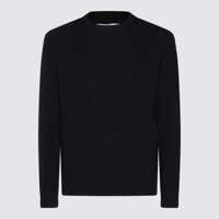 Pulovere Seven Gauge Seven Gauge Dark Blue Wool Knitwear