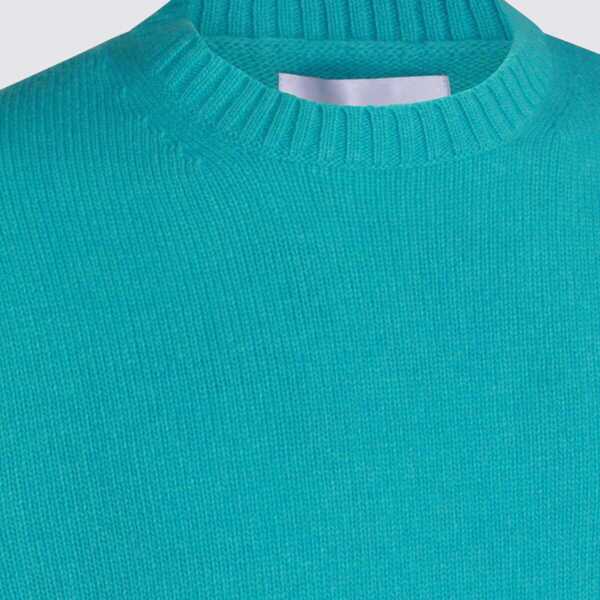Pulovere Seven Gauge Seven Gauge Light Blue Wool Knitwear Blue Barbati (BM 19369305) 4