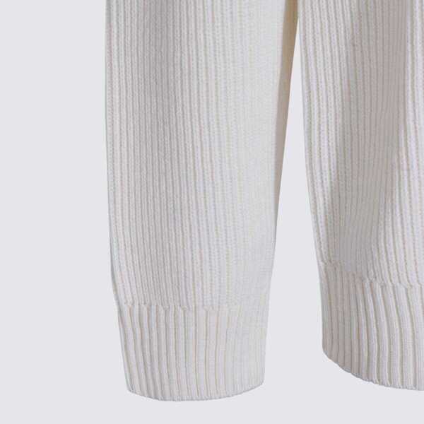 Pulovere Seven Gauge Seven Gauge White Wool Knitwear Beige Barbati (BM 19369314) 3