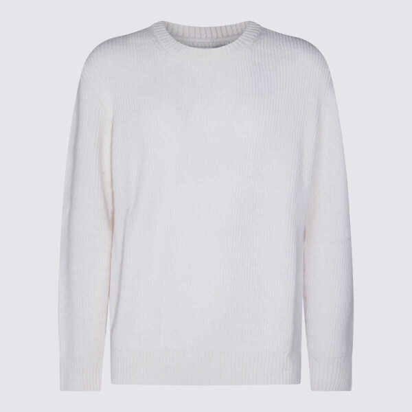 Pulovere Seven Gauge Seven Gauge White Wool Knitwear Beige Barbati (BM 19369314) 1