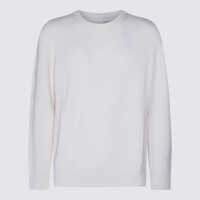 Pulovere Seven Gauge Seven Gauge White Wool Knitwear