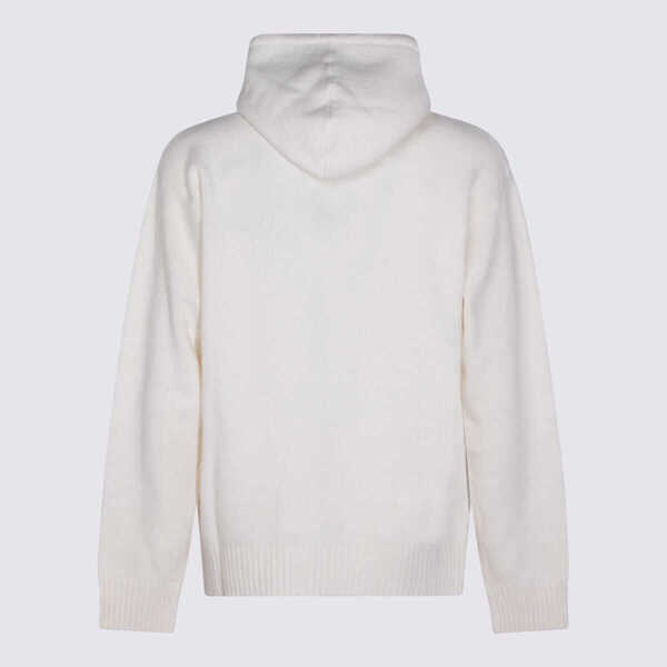 Pulovere Seven Gauge Seven Gauge White Wool Knitwear Beige Barbati (BM 19369317) 2