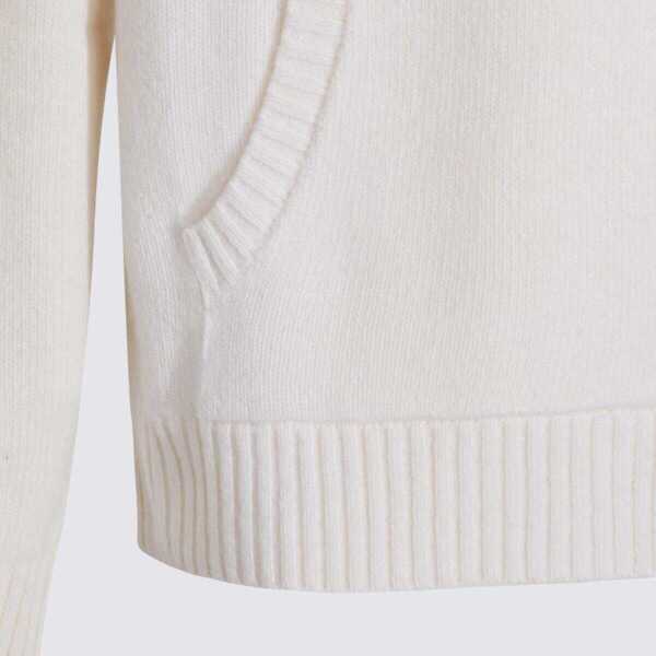 Pulovere Seven Gauge Seven Gauge White Wool Knitwear Beige Barbati (BM 19369317) 3