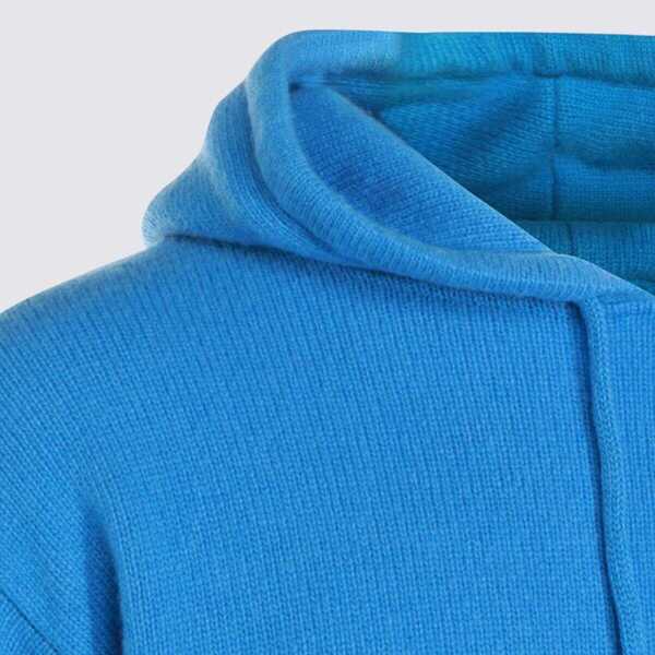 Pulovere Seven Gauge Seven Gauge Light Blue Wool Knitwear PUFFO Barbati (BM 19369320) 4