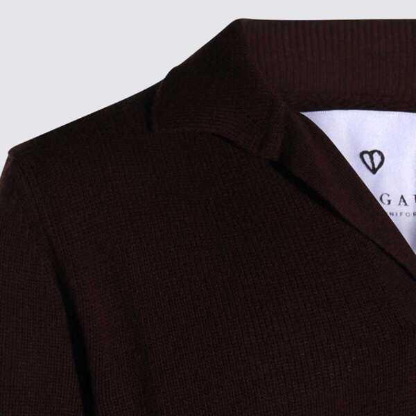 Pulovere Seven Gauge Seven Gauge Dark Brown Wool Knitwear BROWN Barbati (BM 19369326) 4