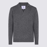 Pulovere Seven Gauge Seven Gauge Grey Wool Knitwear
