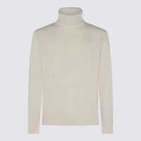 Pulovere Seven Gauge Seven Gauge White Wool Knitwear