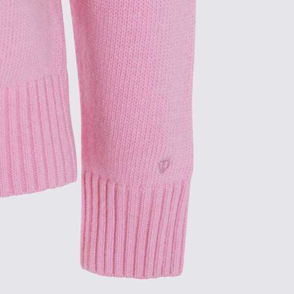 Pulovere Seven Gauge Seven Gauge Pink Wool Knitwear PINK Barbati (BM 19369341) 3