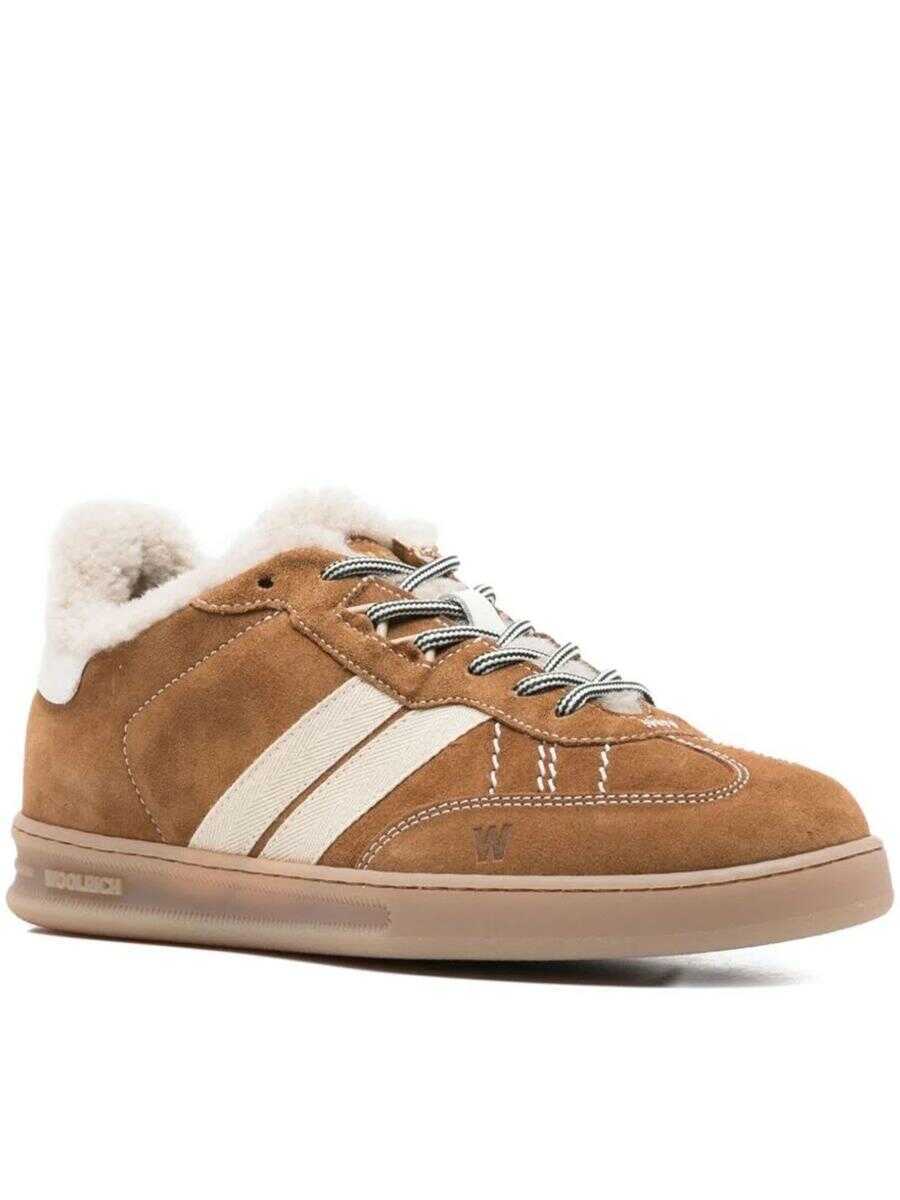Sneakers Woolrich Woolrich Double Ut Shoes BROWN Femei (BM 19369401) 4