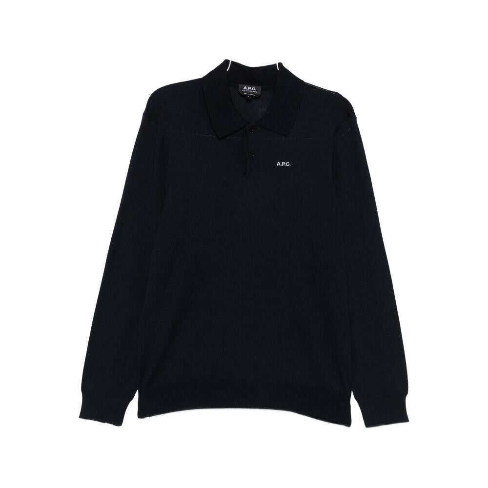 Pulovere A.P.C. A.P.C. Sweaters & Knitwear BLUE Barbati (BM 19369512) 1