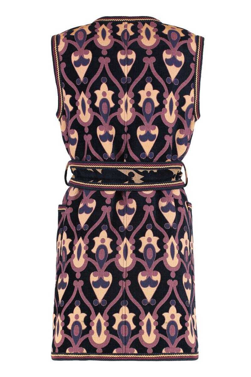 Pulovere ETRO Etro Reversible Gilet In Chenille Jacquard MULTICOLOR Femei (BM 19369515) 2