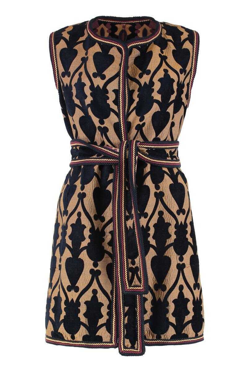 Pulovere ETRO Etro Reversible Gilet In Chenille Jacquard MULTICOLOR Femei (BM 19369515) 3