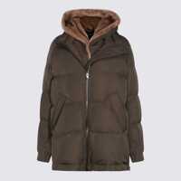 Geci Lou Andrea Brown Fur Jacket Femei