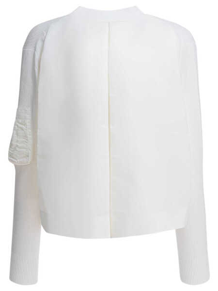 Cardigane Sacai Cotton cardigan White Femei (BM 19369698) 2