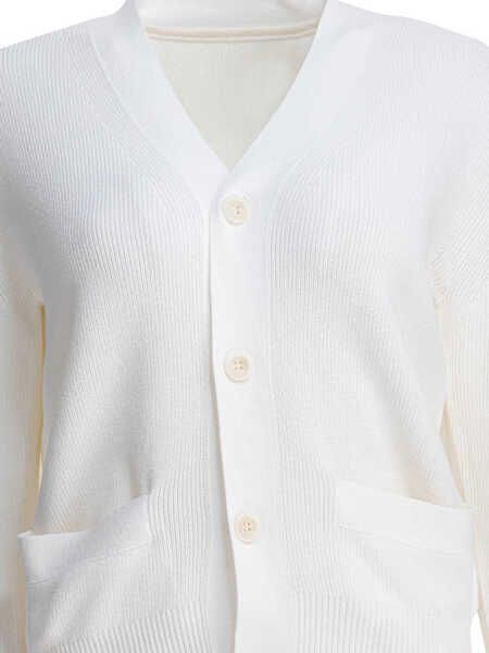 Cardigane Sacai Cotton cardigan White Femei (BM 19369698) 3