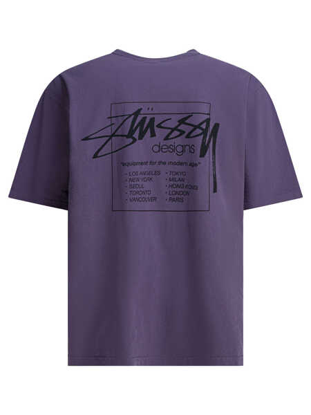 Tricouri STSSY T-shirts Purple Barbati (BM 19369707) 2