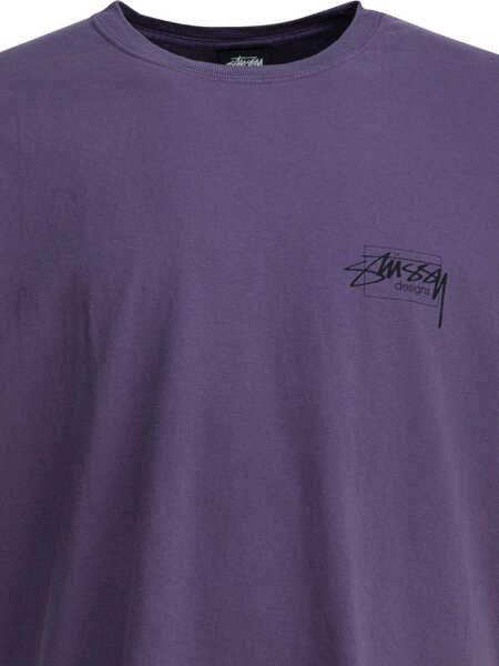 Tricouri STSSY T-shirts Purple Barbati (BM 19369707) 3