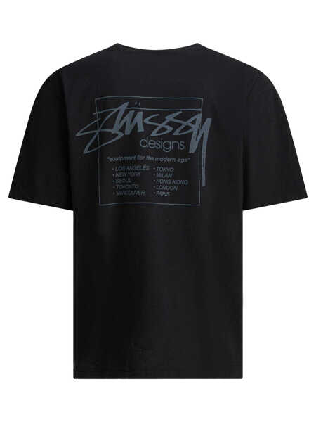 Tricouri STSSY T-shirts Black Barbati (BM 19369725) 2