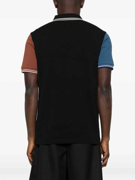 Tricouri Polo Comme des Garons Comme Des Garons X Fred Perry button-down polo shirt Black Barbati (BM 19369845) 3