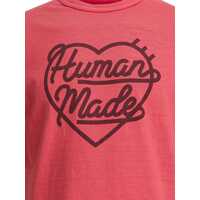 Tricouri HUMAN MADE pentru Barbati - Tricouri HUMAN MADE Crew-neck T-shirt with print Red Barbati (BM 19369854) - B-mall.ro