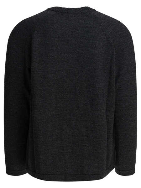 Pulovere COMME DES GARONS HOMME Wool crewneck sweater Grey Barbati (BM 19369866) 2