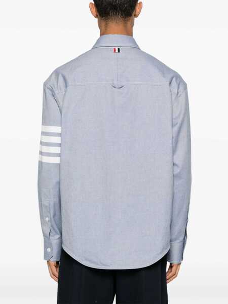 Camasi casual Thom Browne Shirts Light blue Barbati (BM 19369971) 4