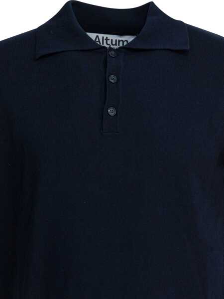 Tricouri Polo Altum Cotton polo shirt Blue Barbati (BM 19369986) 4