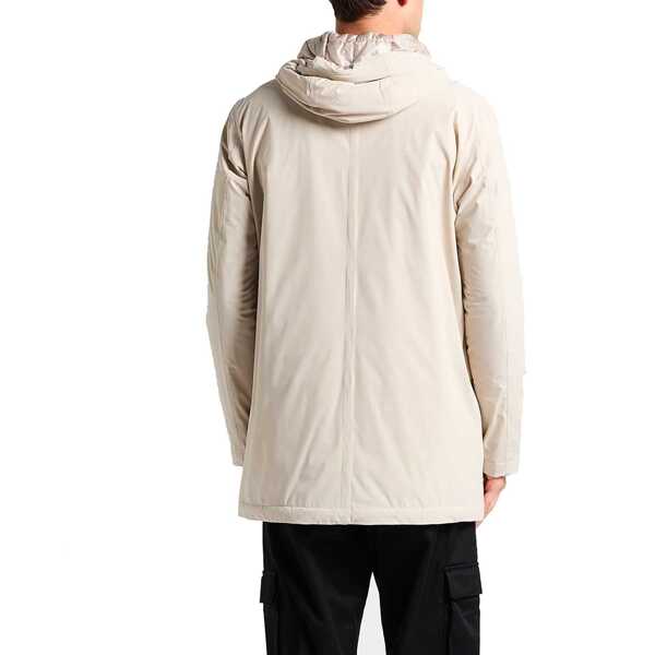 Geci Parka Herno HERNO Hooded Parka Jacket Beige Barbati (BM 19370082) 3